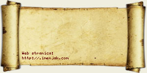 Anđela Rakovac vizit kartica